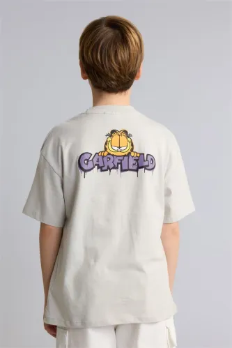 Resim Defacto Erkek Çocuk T-shirt H8263A8/GR503