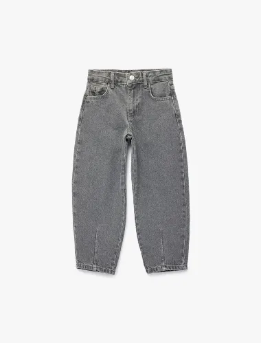 Resim Koton Kız Çocuk Jean Pantolon 7WKG40007AD