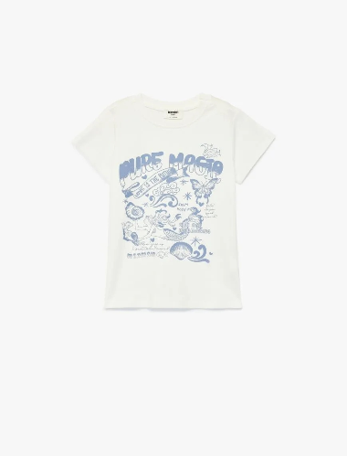 Resim Koton Kız Çocuk T-shirt 6SKG10018AK