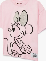 Resim Koton Kız Çocuk T-shirt 6SKG10182AK