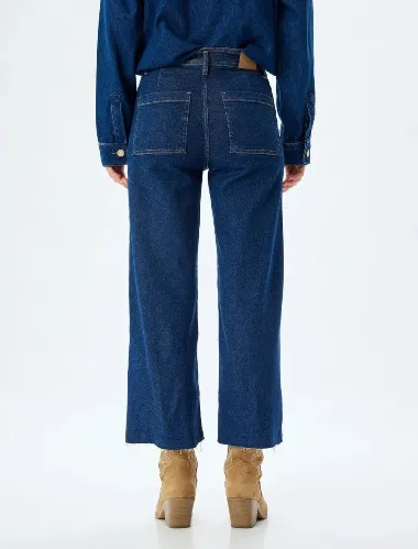 Resim Koton Kadın Jean Pantolon 7WAL40056MD