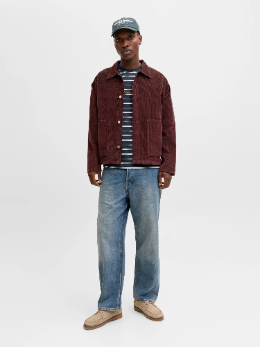 Resim Jack & Jones Jornorrebro Strıpe Tee Ss Cn Erkek T-Shirt 12291021