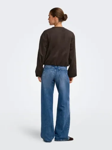 Resim Only Onlstına L/S Faux Suede Bomber Pnt Kadın Mont 15384931