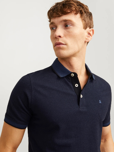 Resim Jack & Jones Jjepaulos Polo Ss Noos Erkek T-shirt 12136668