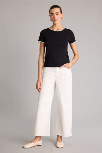 Resim Defacto Kadın T-shirt F9831AX/BK81