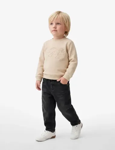 Resim Koton Erkek Bebek Jean Pantolon 7WMB40001TD