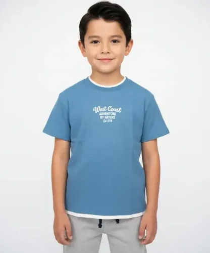 Resim Koton Erkek Çocuk T-shirt 6SKB10733TK
