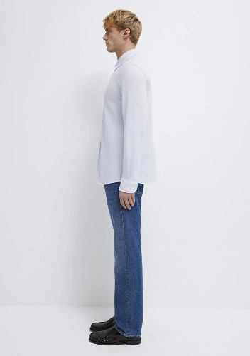 Resim Mavi Erkek Uzun Kol Gömlek M0211857-70775