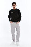 Resim Paul&More Erkek Sweat What Baskı 0 Yaka 2 İp