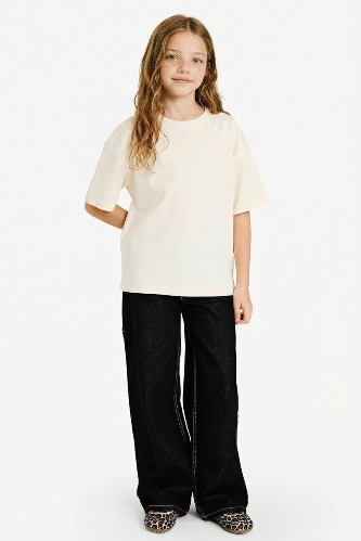 Resim Defacto Kız Çocuk T-shirt G0882A8/ER98