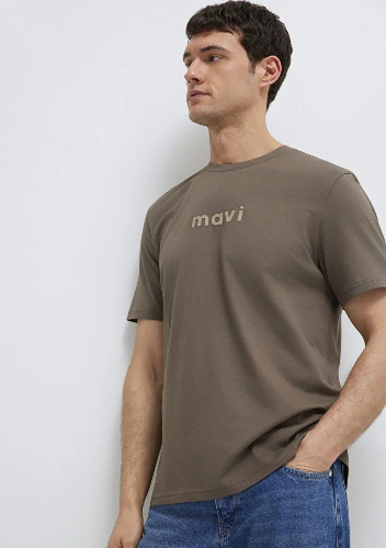 Resim Mavi Erkek T-shirt M0612732-83866