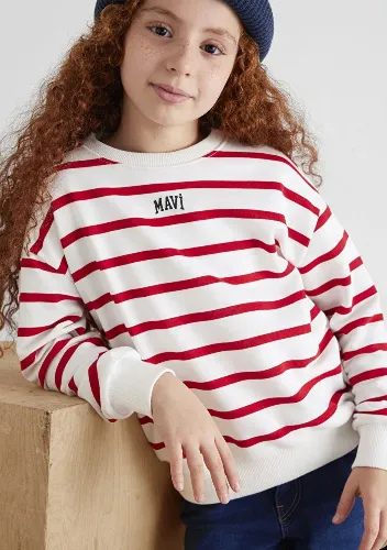 Resim Mavi Kız Çocuk Sweat M7S10038-82054