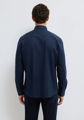 Resim Mavi Erkek Uzun Kol Gömlek M0211670-80872