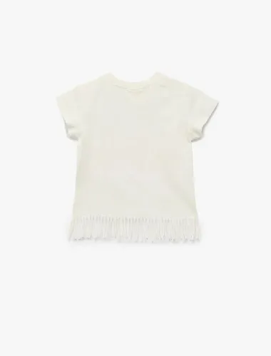 Resim Koton Kız Bebek T-shirt 6SMG10001AK