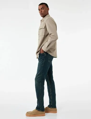 Resim 7WAM40003ND Erkek Jean Pantolon