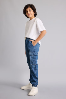 Resim Defacto Erkek Çocuk Jean Pantolon F9711A8/NM28