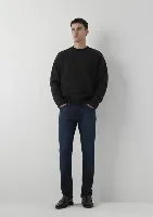 Resim Mavi Marcus Erkek Jean Pantolon M00351A4080