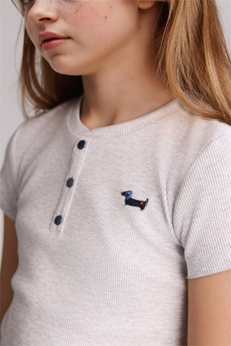 Resim Defacto Kız Çocuk T-shirt H1066A8/GR400