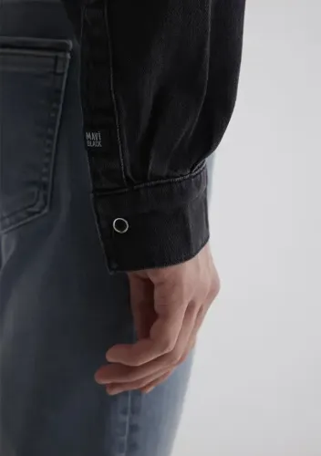 Resim Mavi Erkek Denim Gömlek M0211065-89297