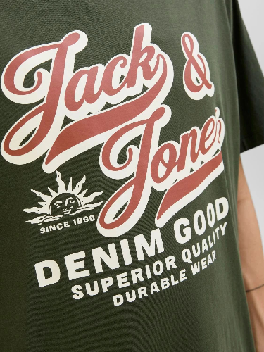 Resim Jack & Jones Jjelogo Tee Ss O-Neck 2 Col  Erkek T-Shirt 12279535