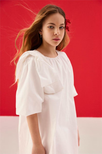 Resim Defacto Kız Çocuk Elbise G9993A8/WT34