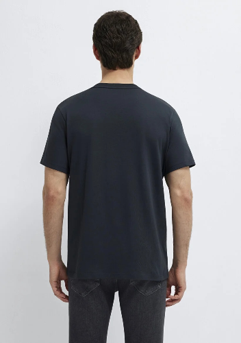 Resim Mavi Erkek T-shirt M0613270-71379