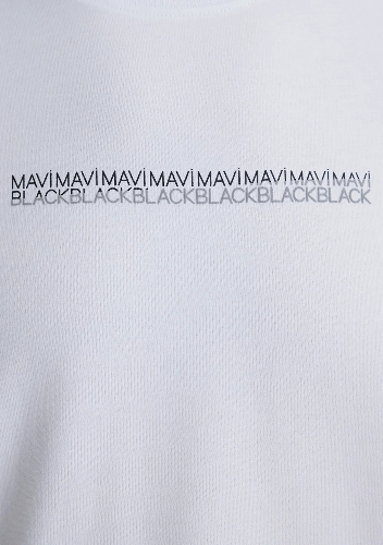 Resim Mavi Erkek T-shirt M0612647-620