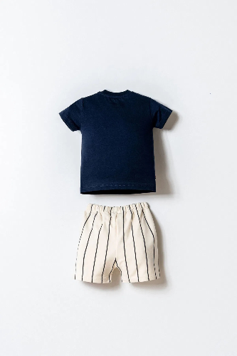 Resim U.S. Polo Assn Bebek Erkek Bebek Şort Takım Usb2869