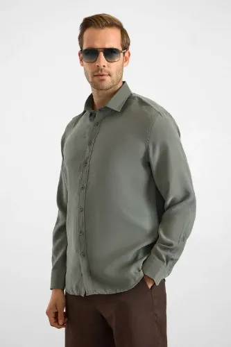Resim Süvari Modal Slim Fit Uzun Kol Erkek Gömlek Sgm1008400027
