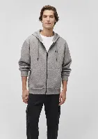 Resim Mavi Fermuarlı Erkek Sweatshirt M066979-34686