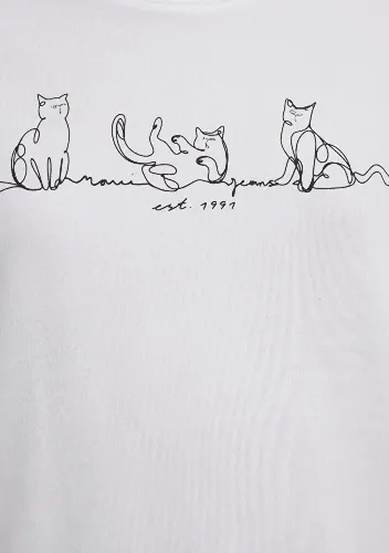 Resim Mavi Kadın T-shirt M1613721-620