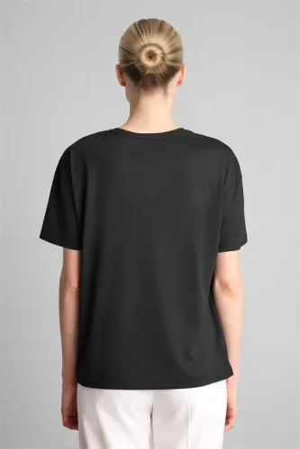 Resim Defacto Kadın T-shirt H2463AX/BK81