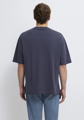 Resim Mavi Erkek T-shirt M0613113-70101