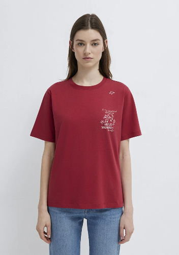 Resim Mavi Kadın T-shirt M1613875-70391