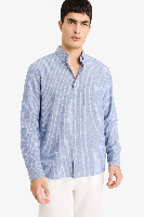 Resim Defacto Erkek  Uzun Kol Gömlek F9322AX/BE753