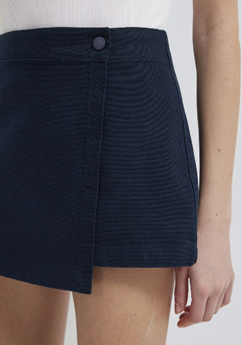 Resim Mavi Kadın Kot&Kanvas Şort M1410248-82318