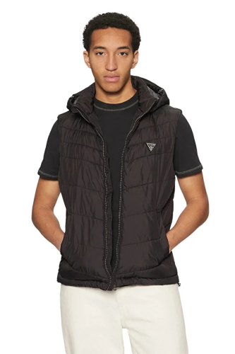 Resim Guess  Erkek  Yelek M5RN21WCQA2-JBLK Lıght Puffa Vest