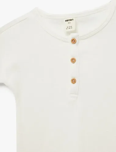 Resim Koton Erkek Bebek T-shirt 6SMB10012TK