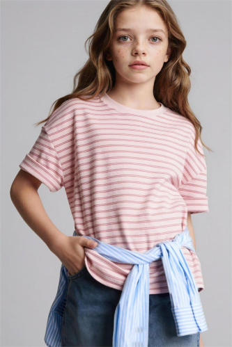 Resim Defacto Kız Çocuk T-shirt G2464A8/PN114