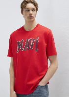 Resim Mavi Erkek T-shirt M0611711-70467
