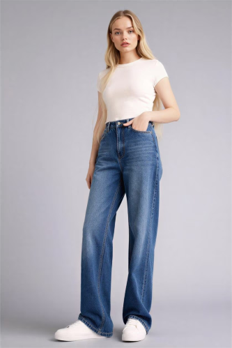 Resim Defacto Kadın Jean Pantolon G3541AX/NM28