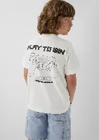 Resim Mavi Erkek Çocuk T-shirt M6610498-70057