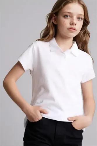 Resim Defacto Kısa Kol Kız Çocuk T-shirt I0427A6/WT34
