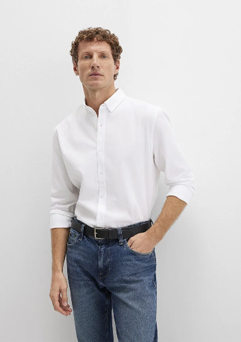 Resim Mavi Erkek Uzun Kol Gömlek M0211192-620