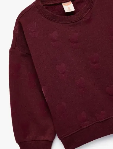 Resim Koton Kız Bebek Sweat 7WMG10012AK