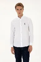 Resim U.S. Polo Assn. Gox025K Erkek Dokuma Gömlek 2225582