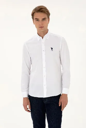 Resim U.S. Polo Assn. Gox025K Erkek Dokuma Gömlek 2225582