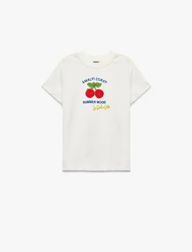 Resim Koton Kız Çocuk T-shirt 6SKG10589AK