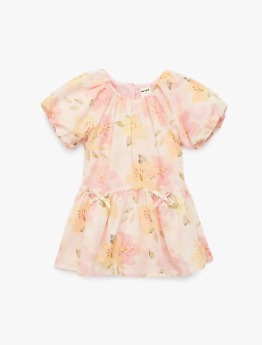 Resim Koton Kız Bebek Elbise 6SMG80026AW