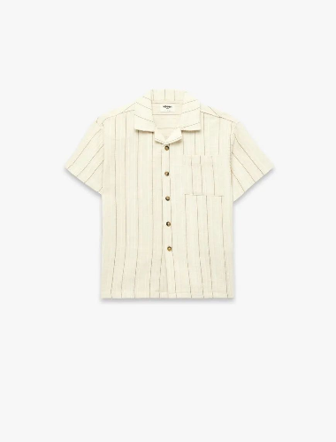 Resim Koton Erkek Çocuk Kısa Kol Gömlek 6SKB60015TW